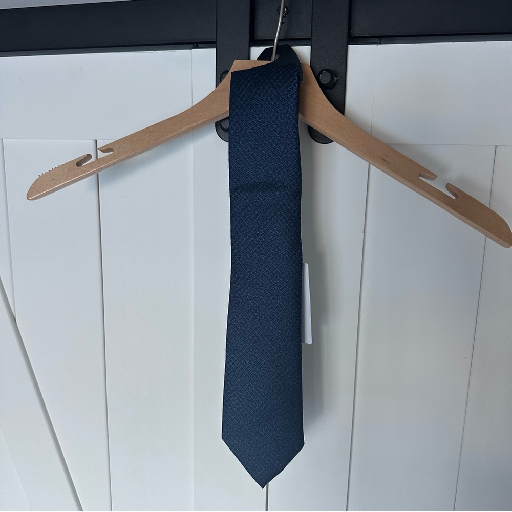 Michael Kors Dark Blue Patterned Tie